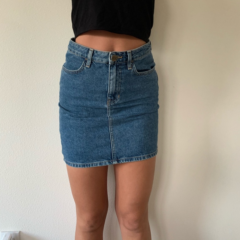 denim skirt!